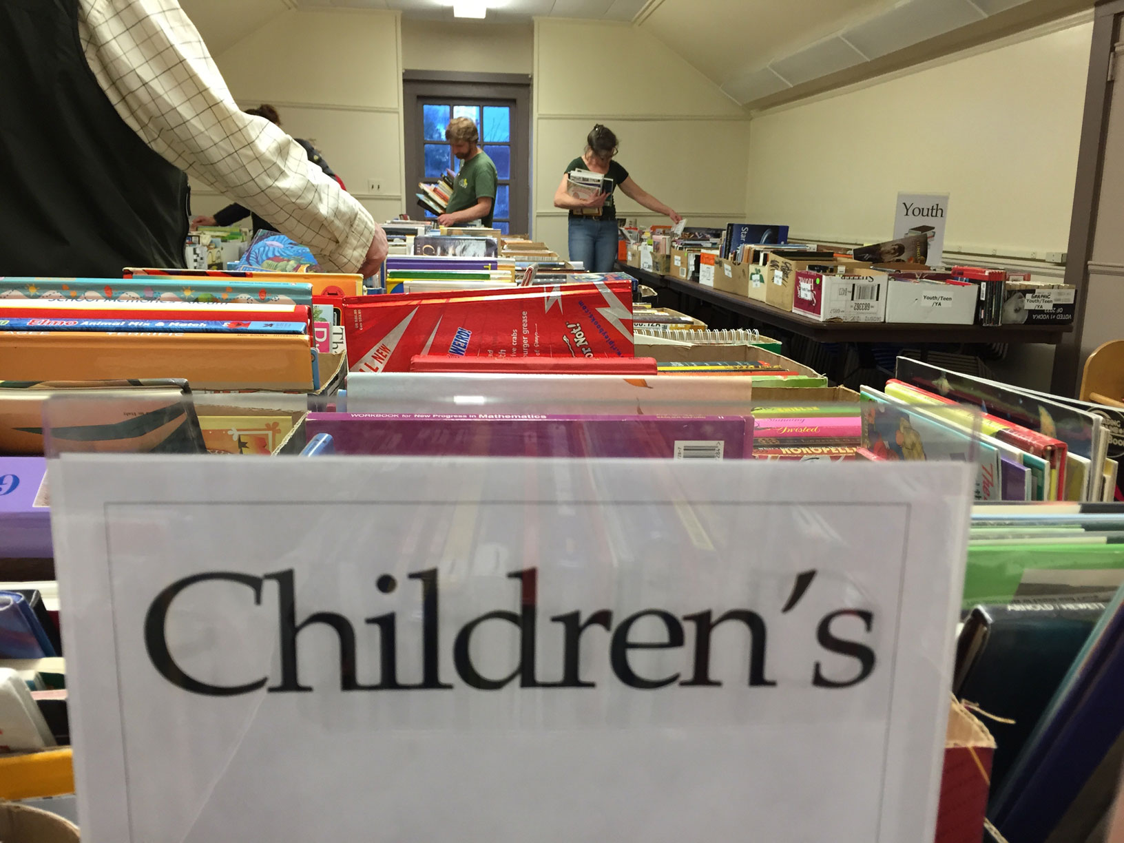 box with children's books for sale